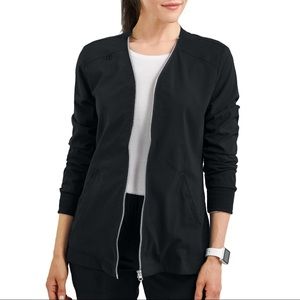 Koi Basics Women’s Scrubs Alanna Two Pocket Black Jacket